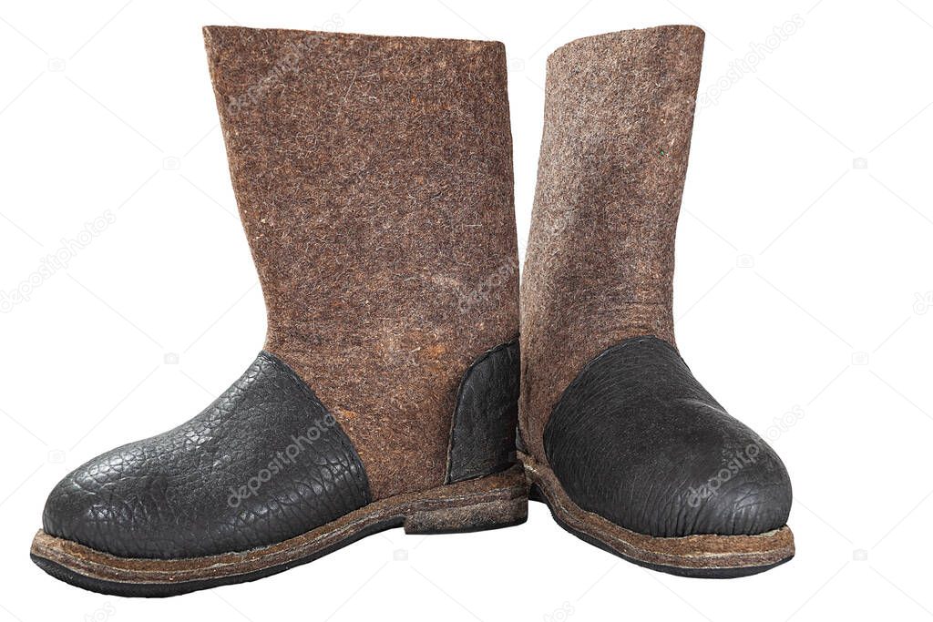 Felted boots - the best special shoes for the cold
