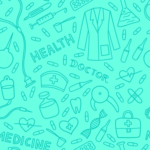 Patrón médico y sanitario — Archivo Imágenes Vectoriales