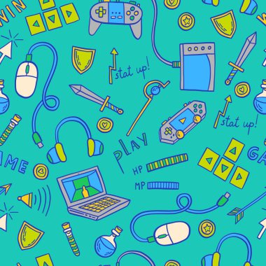 Oyun ve web teknoloji simgesi toplama