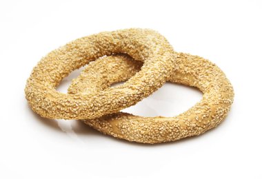 Yunanistan 'ın Selanik kentinin tipik ürünü olan Koulouri adlı yuvarlak Yunan ekmeği