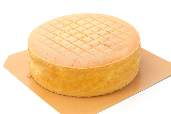 Zelfgemaakte biscuit geïsoleerd op witte achtergrond — Stockfoto