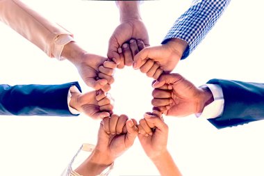 onların elleri getirmek ile birlik gösterilen uluslararası iş takım