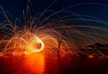 Ring of fire gölde hala ışık ahşap