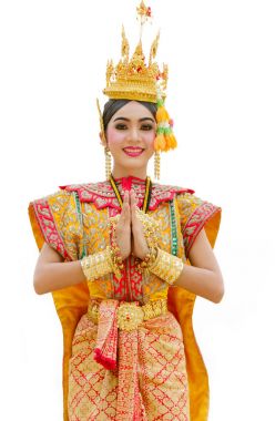 Tayland edebiyat Ramayana maskeli khon Benjakai dans,