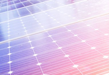 Closeup güneş paneli yüzey arka plan