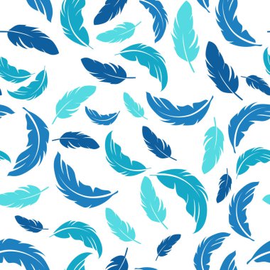 Beyaz arka plan üzerinde tüy seamless modeli. Vintage kart kumaş tasarımı için. Tavus kuşu tüyü seamless modeli.