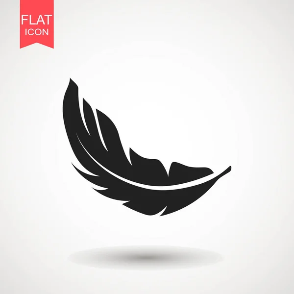 Tüy kutsal kişilerin resmi, vektör, siluet, simge, Logo. eps10. Web sitesi veya hareket eden app için düz vektör çizim.