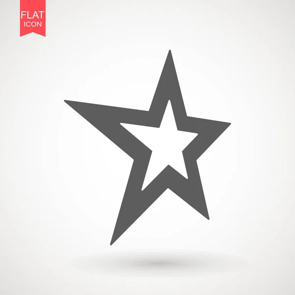 Vector de logotipo estrella, negro símbolo web favorito. Vector de iconos estrella. Símbolo plano simple. Ilustración perfecta del pictograma sobre fondo blanco — Archivo Imágenes Vectoriales