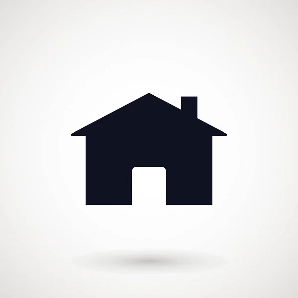 Home-Icon-Vektor, gefülltes Flachschild, solides Piktogramm auf weiß isoliert, Logo-Illustration — Stockvektor
