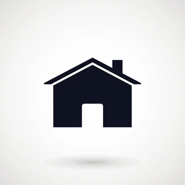 Home-Icon-Vektor, gefülltes Flachschild, solides Piktogramm auf weiß isoliert, Logo-Illustration — Stockvektor