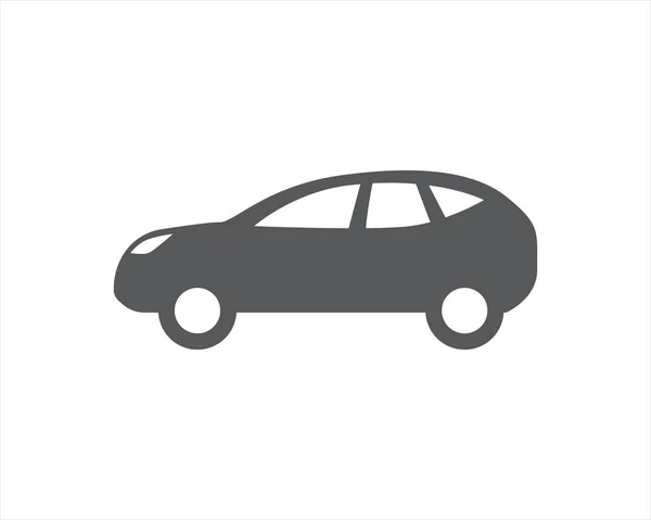 Auto-Vektor-Symbol. Vereinzelte einfache Front-Logo-Illustration. Zeichensymbol. Auto-Stil Auto-Logo-Design mit Konzept Sportfahrzeug-Ikone Silhouette. — Stockvektor