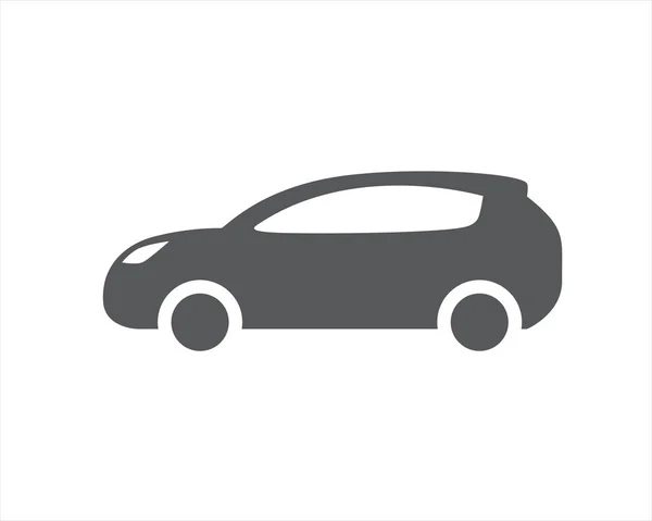 Ícone de vetor de carro. Isolado simples logotipo da frente ilustração. Símbolo. Design de logotipo de carro de estilo automático com silhueta de ícone de veículo esportivo conceito . —  Vetores de Stock