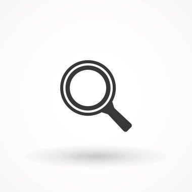 Simgeyi büyüt. Büyüteç simgesi, vektör büyüteç ya da silindir işareti. Arama vektörü, büyüteç resim grafiği. Büyütme simgesi.