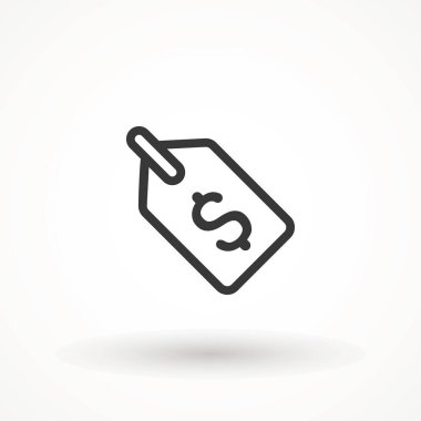 Fiyat etiketi simgesi. İndirimli Etiket Etiketi Simgesi Resimli Vektör. İndirimli ecommerce alışverişi