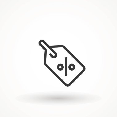 Fiyat etiketi simgesi. İndirimli Etiket Etiketi Simgesi Resimli Vektör. İndirimli ecommerce alışverişi
