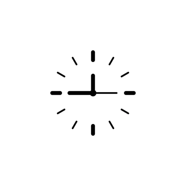 Ρολόι εικονίδιο στο μοντέρνο επίπεδο στυλ που απομονώνονται στο παρασκήνιο. Ρολόι σύμβολο σελίδας εικονίδιο για το σχεδιασμό της ιστοσελίδας σας. — Διανυσματικό Αρχείο