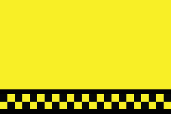 транспорт фон. Концепция обслуживания такси. Векторно-жёлтый баннер, шаблон плаката или флаера
