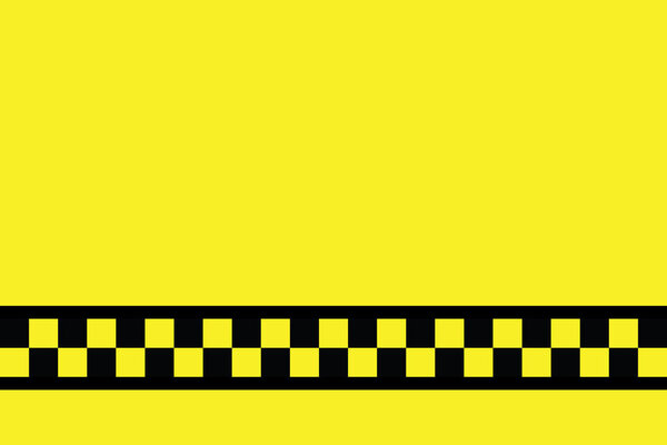 транспорт фон. Концепция обслуживания такси. Векторно-жёлтый баннер, шаблон плаката или флаера
