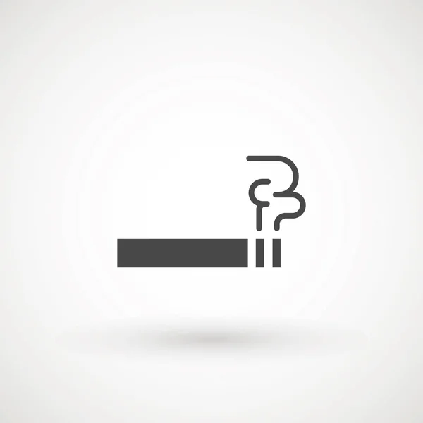 Куріння Сигарети значок Векторна ілюстрація відмінно підходить для будь-якого використання іконка диму ізольований знак логотип шаблон — стоковий вектор