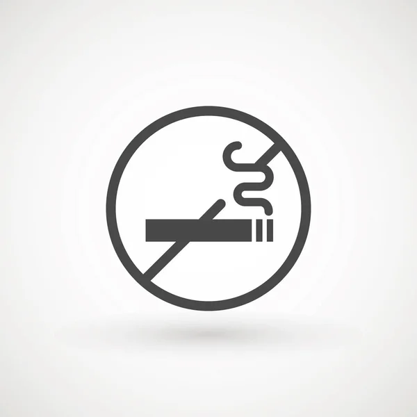 Non fumare icona vettore Sigaretta icona vettoriale Illustrazione grande per qualsiasi uso. icona di fumo isolato segno simbolo logo modello — Vettoriale Stock