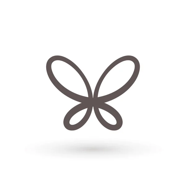 Icono de mariposa. Concept Logo Design Template Conjunto de silueta de mariposa, ilustración vectorial — Vector de stock