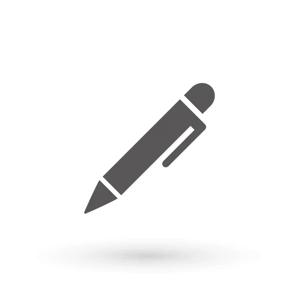 Icône de stylo. Symbole d'icône de crayon pour votre conception de site Web, logo, application, interface utilisateur. Illustration vectorielle. isolé. Conception plate . — Image vectorielle