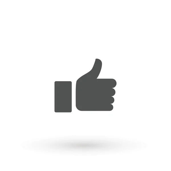 Thumb up ícone design gráfico. Mão polegar para cima ícone, como e não gosta de ilustração vetorial . —  Vetores de Stock