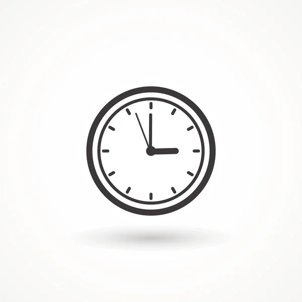 Clock Icon Trendy Flat Style Isolated Background Clock Icon Page — 스톡 벡터