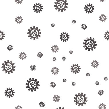 Corona virüsü 2019-nCoV kusursuz desen. Corona Virüsü Wuhan, Çin 'de, Global Spread' de ve Corona Virüsünü Durduran Kavram 'da. Grip ve dünya çapında yayılan akciğer hastalıkları. Tehlikeli Çin ncov corona virüsü