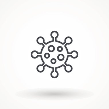 Corona Virüsü. Coronavirus. Soğuk algınlığından SARS 'a kadar insanlarda hastalık virüsü. 2019-nCoV yaygın insan virüsü veya bakteri mikrobu, bakteri