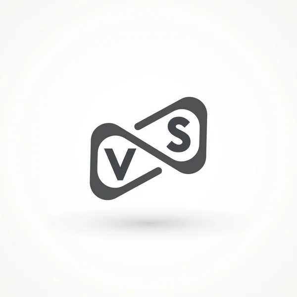 Letters Icon Logo Design Inspiration 템플릿 디자인 경쟁자 스포츠 라이벌 — 스톡 벡터