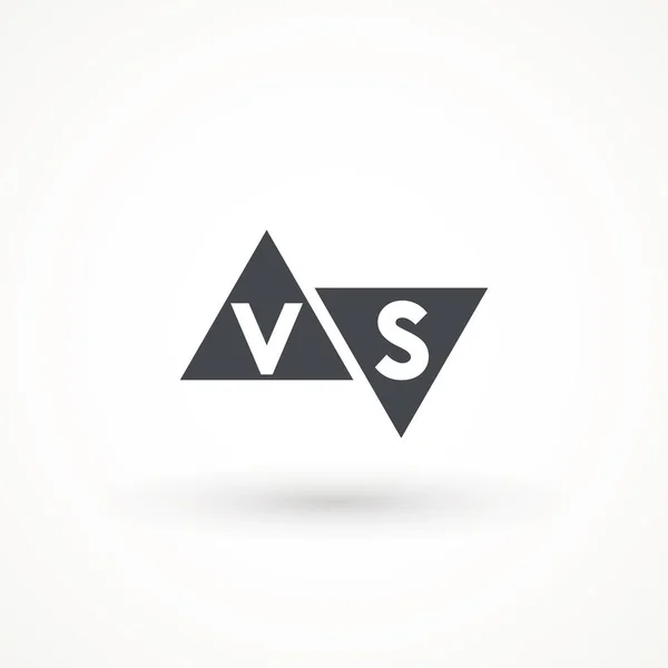 Letters Icon Logo Σχεδιασμός Έμπνευση Λογότυπο Πρότυπο Στοιχείο Σχεδιασμού Ανταγωνιστής — Διανυσματικό Αρχείο