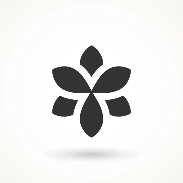 Signo de icono de flor Símbolo de primavera para el diseño de su sitio web, logotipo, aplicación aislada sobre fondo blanco. — Vector de stock