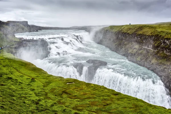 Wodospad Gullfoss w Islandii — Zdjęcie stockowe