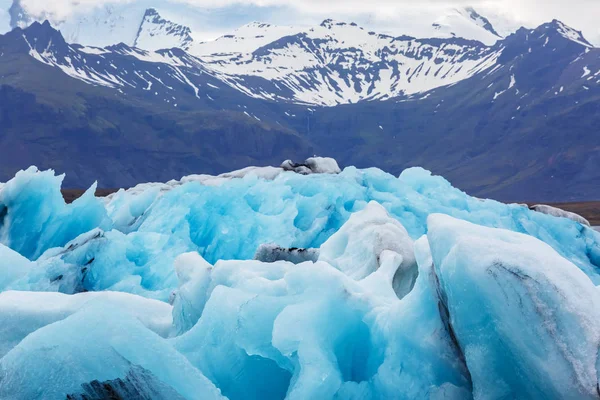 Telas de la laguna de hielo en Islandia — Foto de Stock