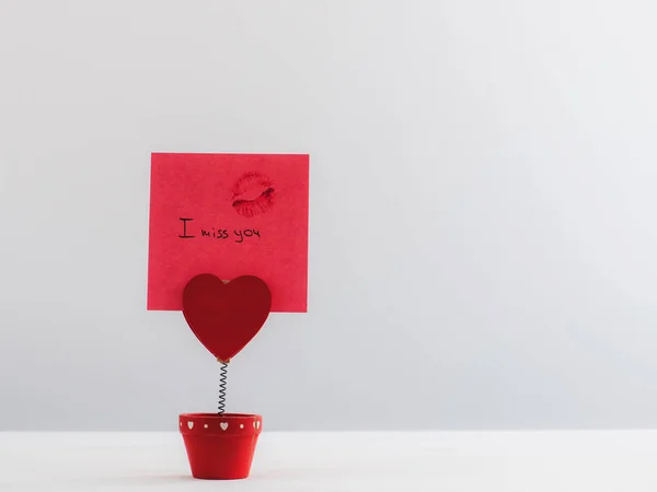 Note paper in a beautiful holder — Stock Photo, Image