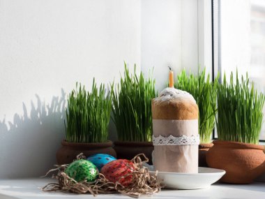 Güzel kokulu kek. Paskalya için hazırlanıyor