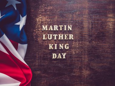 Martin Luther King Jr. Güzel, parlak bir kart.