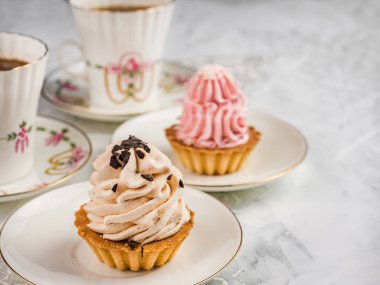 Taze ev yapımı hamur işleri. Yaklaş, kenar görünüm