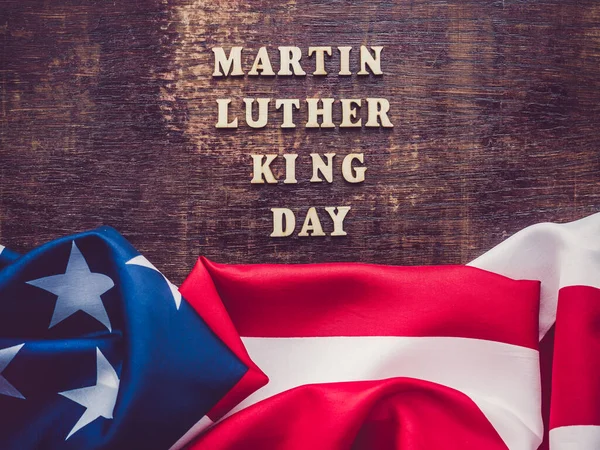 Martin Luther King Jr. Hermosa y brillante tarjeta — Foto de Stock