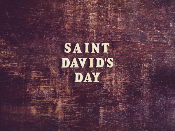 St. Davids Day greeting card. Close up — ストック写真