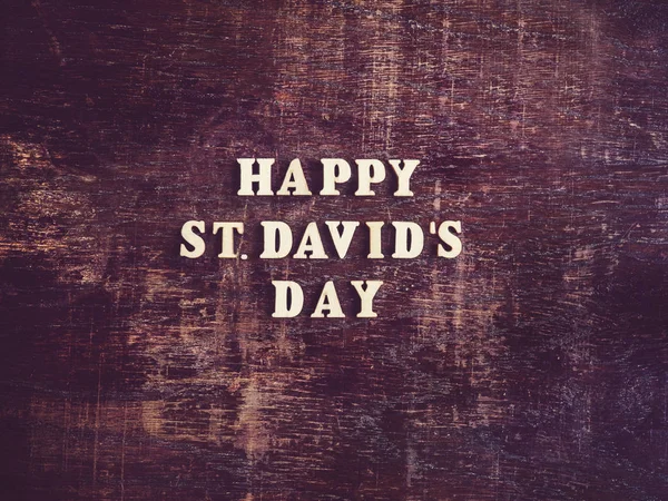 David 's Day gratulationskort. Närbild — Stockfoto