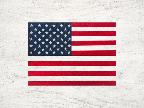 Американский флаг. Красивая, яркая карта. Вид сверху — стоковое фото