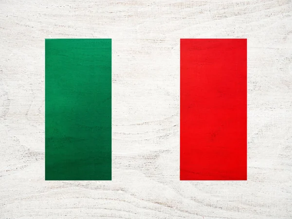Italiaanse Vlag Prachtige Wenskaart Close Zicht Van Bovenaf Nationaal Vakantie — Stockfoto