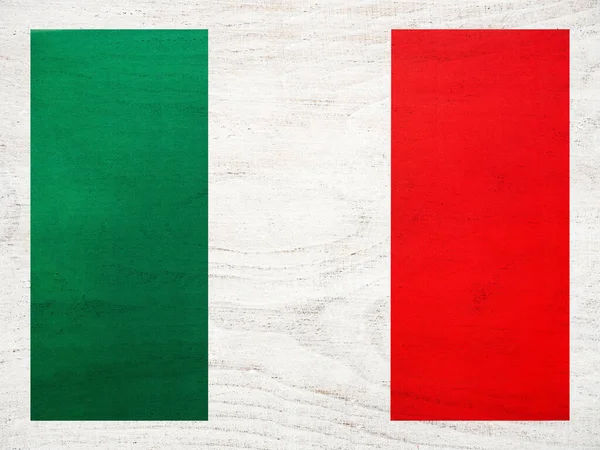 Italiaanse Vlag Prachtige Wenskaart Close Zicht Van Bovenaf Nationaal Vakantie — Stockfoto