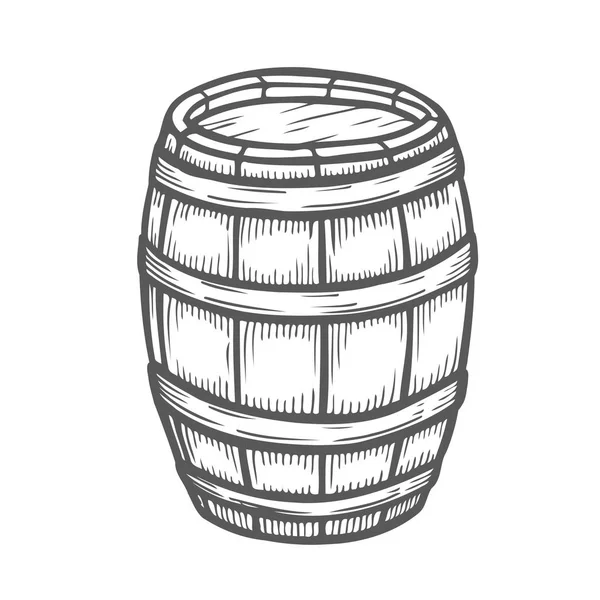 Craft Beer aus Holz — Stockvektor