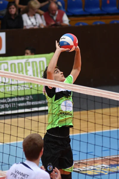 Kaposvar - Pecs men's volleyball game — Stock Photo, Image