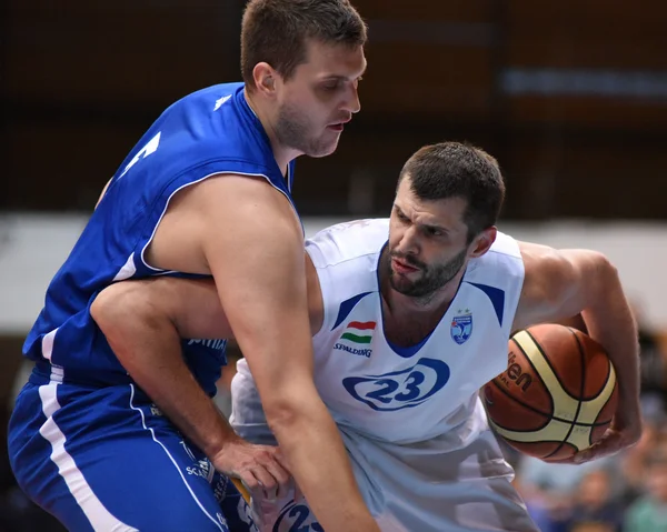 Kaposvár - sopron basketbal hra — Stock fotografie