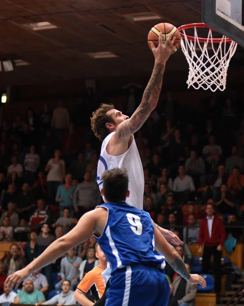 Kaposvár - sopron basketbal hra — Stock fotografie