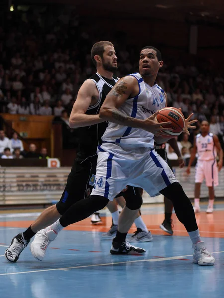 Jönköpings Södra - Pecsi Vsk basketmatch — Stockfoto